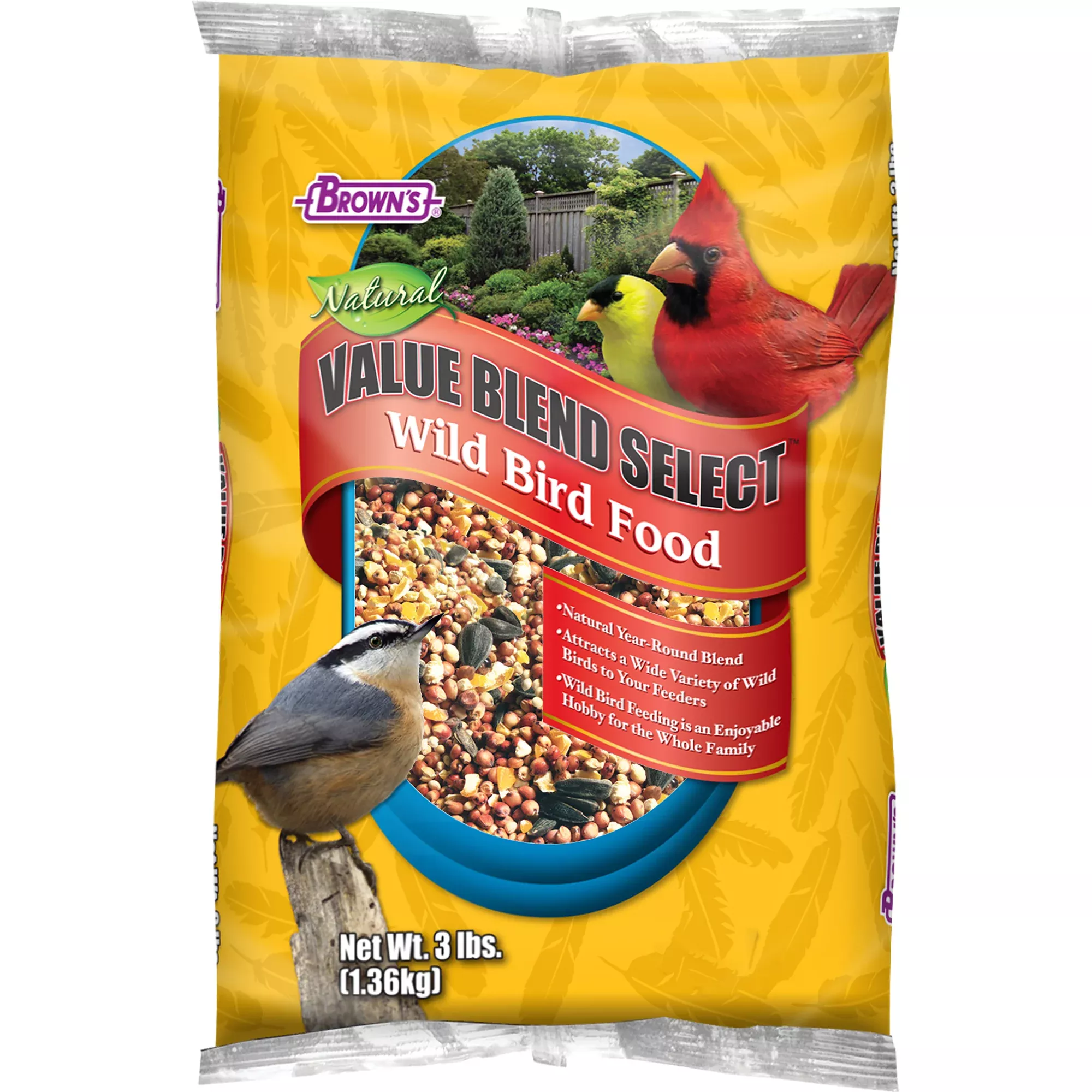 20lb-f-m-brown-value-blend-wild-bird-seed 20lb F.M. Brown Value Blend Wild Bird Seed