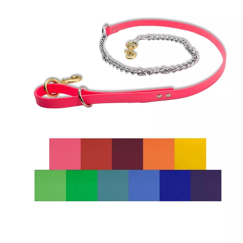 5-ft-beta-chain-leash-no-tag -5 ft Beta & Chain Leash- No Tag