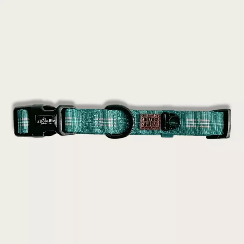 The aDoraBle Pooch Co. Heritage Collar Pheasant Green