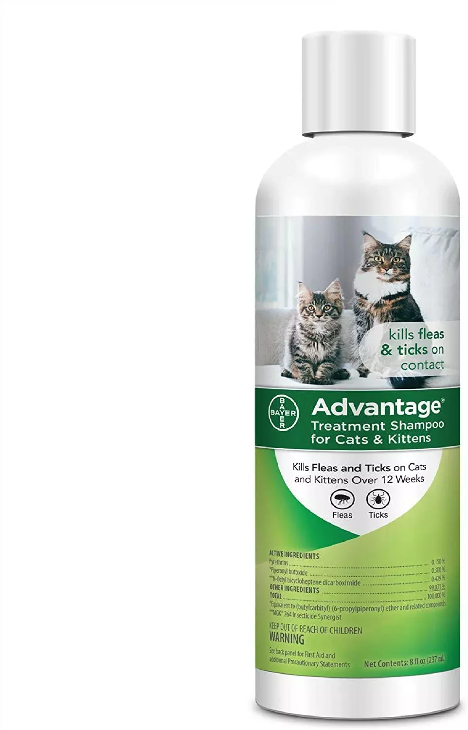 advantage-flea-tick-treatment-shampoo-cats-kittens-8-oz Advantage Flea & Tick Treatment Shampoo for Cats & Kittens (8 oz)