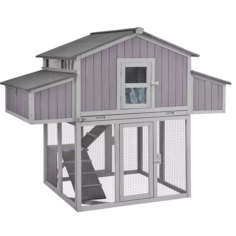 aivituvin-foldable-chicken-coop-air66-fast-assembly-folding-chicken-house-34-chi Aivituvin Foldable Chicken Coop AIR66 Fast-Assembly Folding Chicken House for 34 Chickens