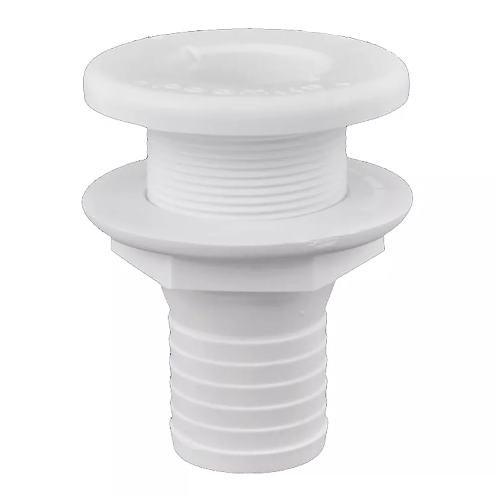 Attwood Plastic Thru-Hull Fitting – 1-1/2″ – White [3875-3]