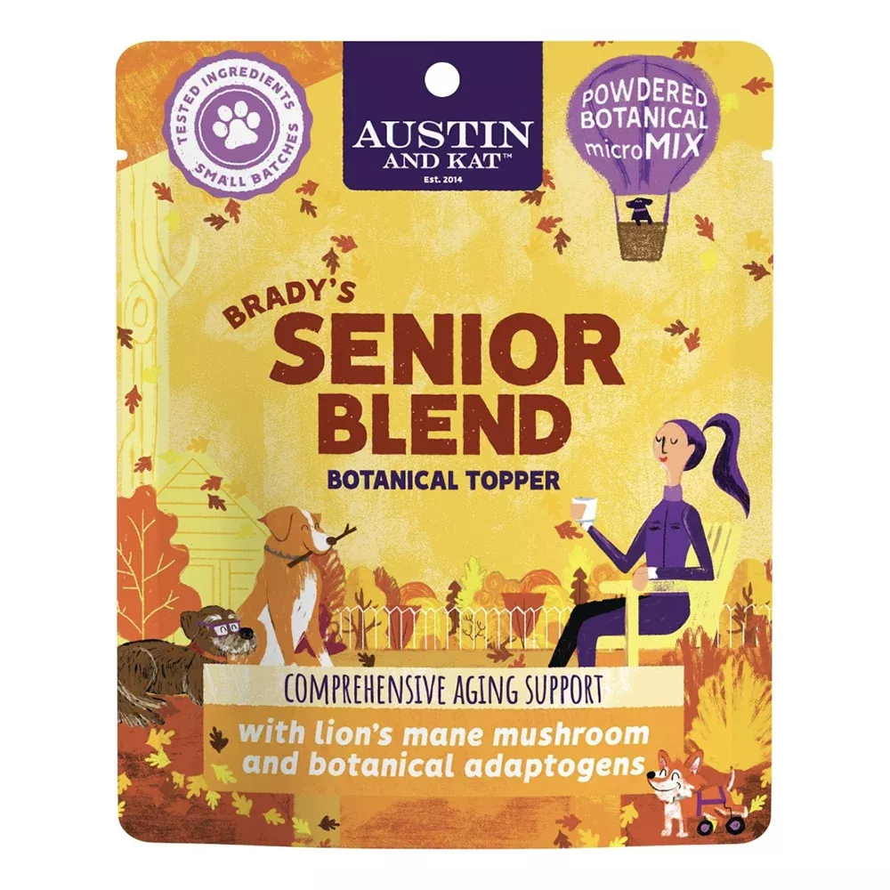 austin-kat-brady-s-senior-blend-botanical-topper Austin and Kat - Brady's Senior Blend Botanical Topper
