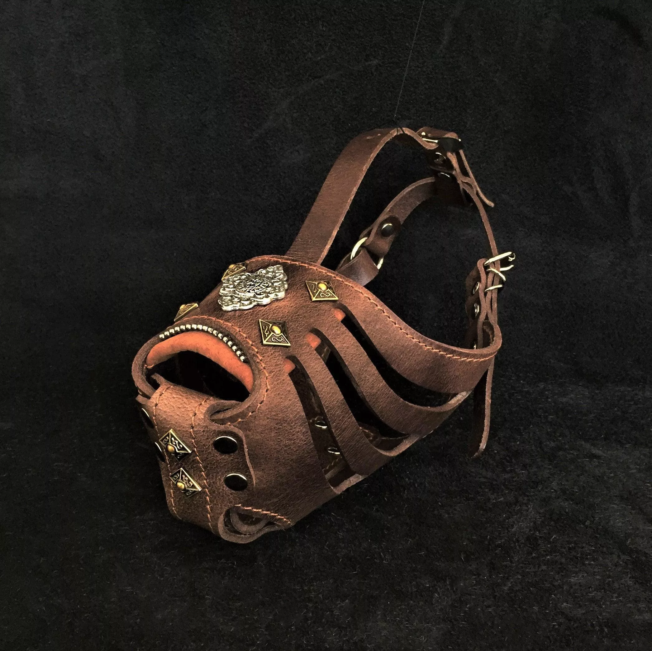 aztec-basket-muzzle-grey ''Aztec'' Basket Muzzle Grey
