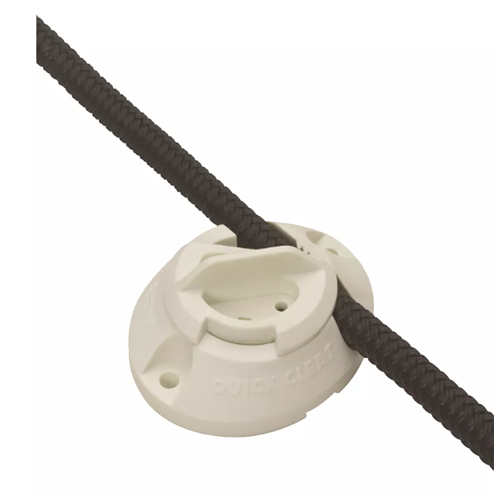 Barton Marine Quick Cleat – 5/16″ – White [60031]