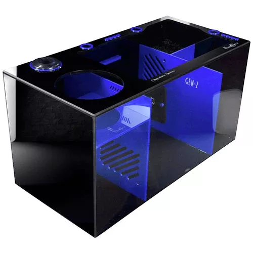 bashsea-30x15x16-royal-signature-series-sump-black-blue Bashsea 30x15x16" Royal Signature Series Sump - Black & Blue