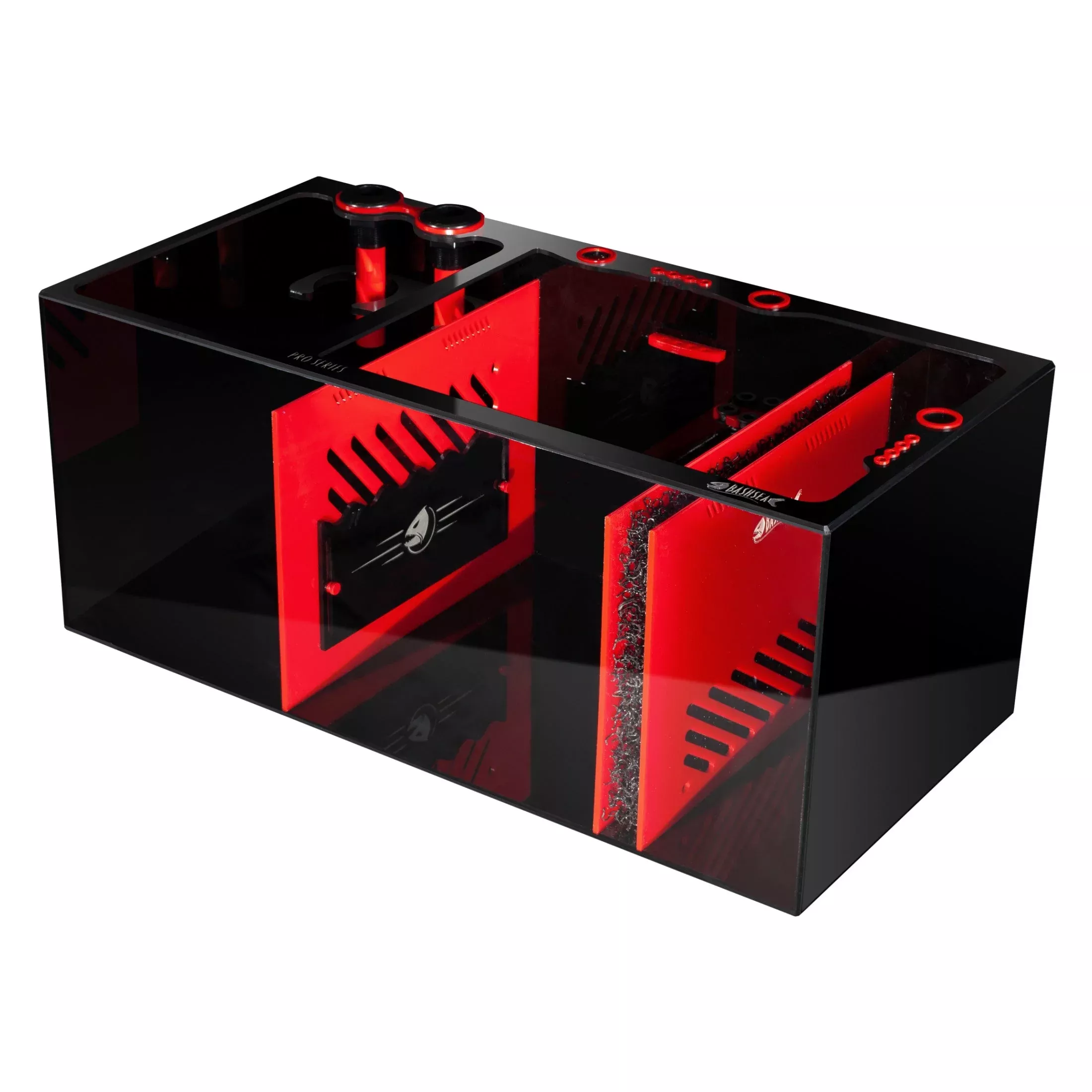 bashsea-36x18x16-pro-sump-red-black Bashsea 36x18x16" Pro Sump - Red/Black