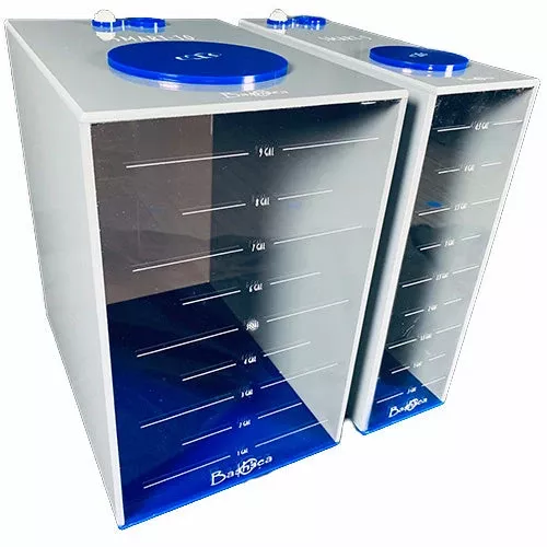 bashsea-smart-series-10-gallon-ato-container-grey-blue Bashsea Smart Series 10 Gallon ATO Container- Grey & Blue