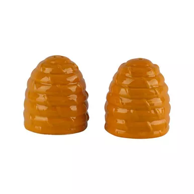 bee-skep-salt-pepper-shakers Bee Skep Salt and Pepper Shakers
