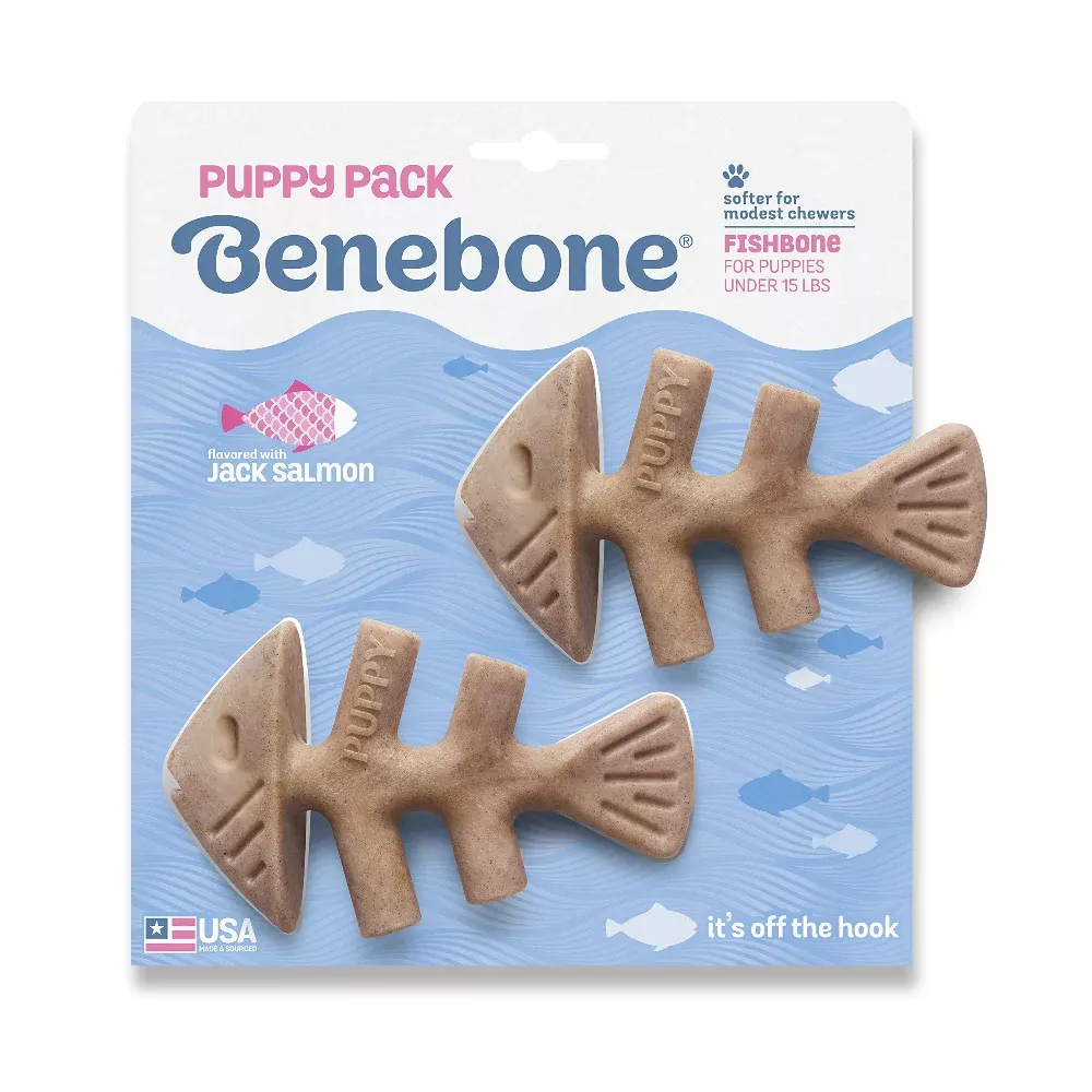 Benebone - Fishbone Chew Toy for Puppies