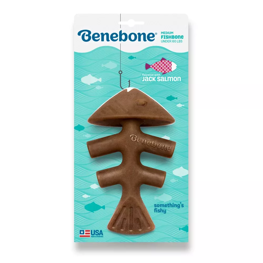 Benebone - Fishbone Dog Chew Toy