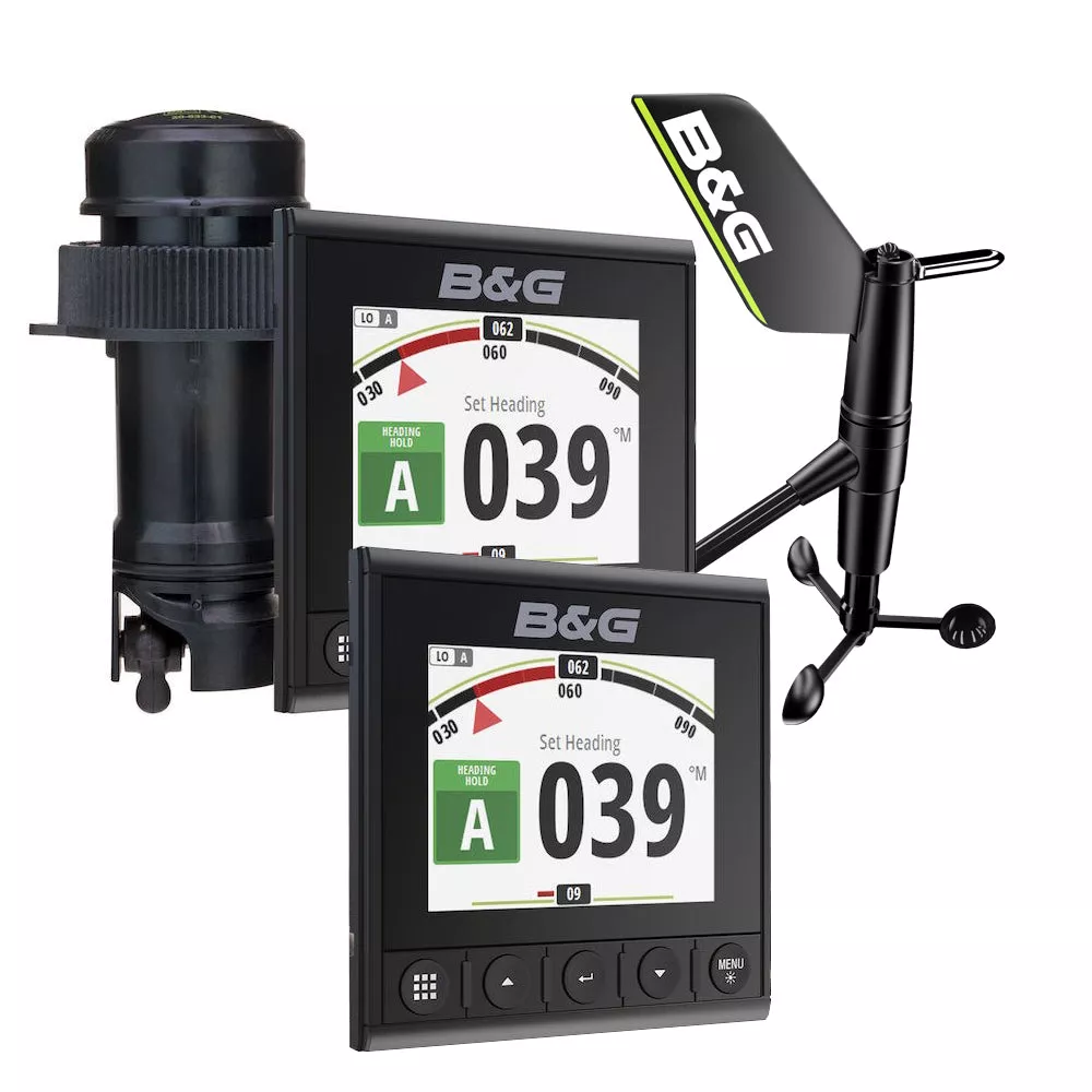 BG Triton2 Speed, DepthWireless Wind System Pack – 2 Triton2 4.1″ Color Display, DST810 Transducer, WS320 Wireless Wind SensorNMEA2000 Starter Kit [000-14957-002]