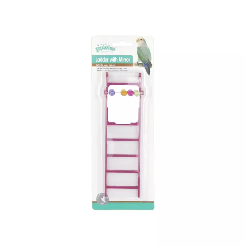 bird-ladder-with-mirror-20cm Bird Ladder With Mirror 20Cm