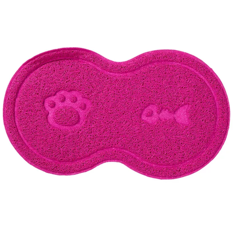 Blovi Non-Slip Pet Bowl Mat – Anti-Slip Mat for Bowls – Pink
