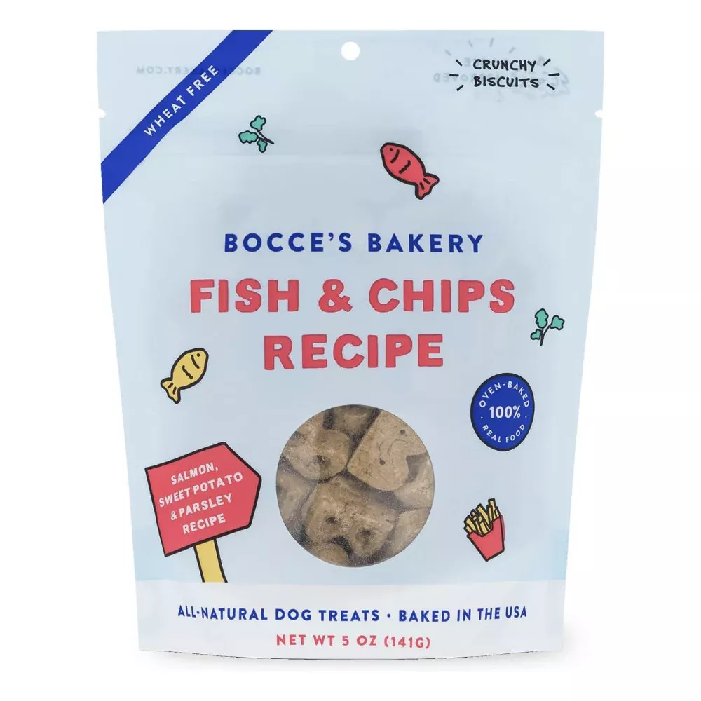 bocce-s-bakery-fish-chips-dog-treats Bocce's Bakery - Fish & Chips Dog Treats