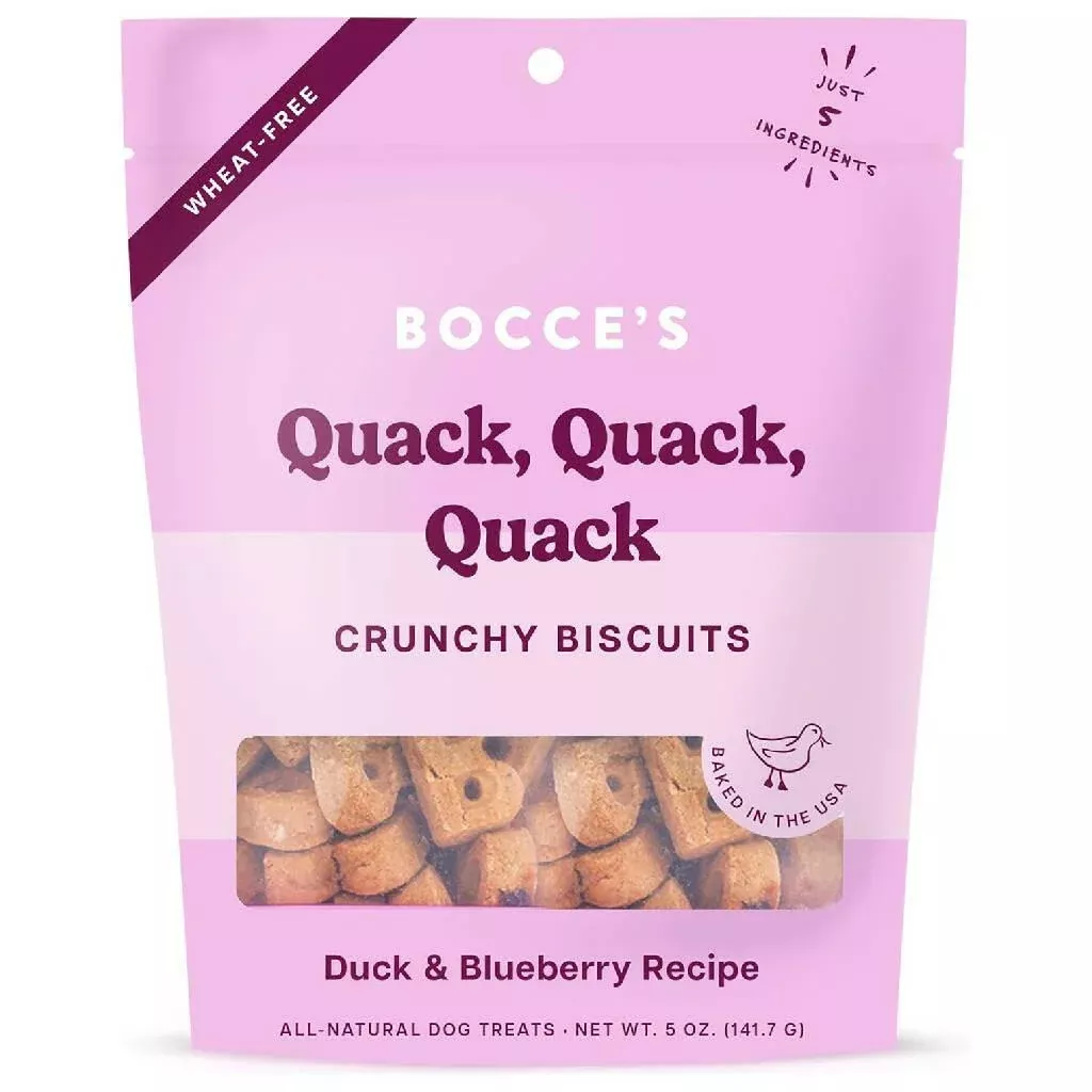 bocce-s-bakery-quack-quack-quack-crunchy-biscuits-dogs-5-oz Bocce's Bakery Quack Quack Quack Crunchy Biscuits For Dogs (5 oz)