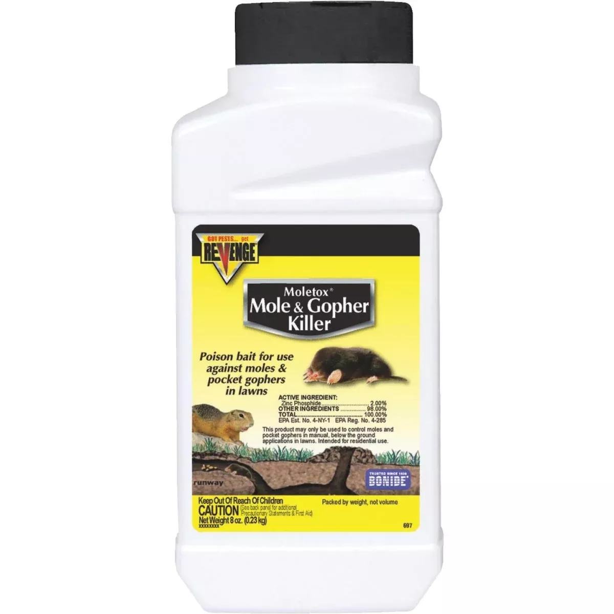 bonide-moletox-ii-8-oz-corn-pellets-mole-gopher-killer Bonide Moletox II 8 Oz. Corn Pellets Mole & Gopher Killer