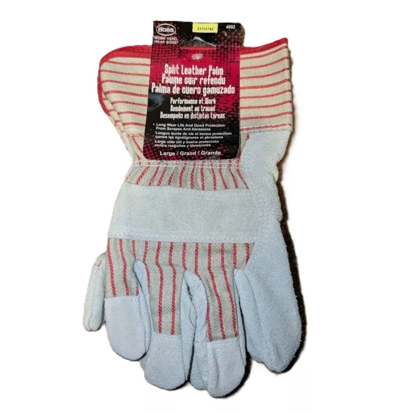 boss-4092-split-leather-palm-glove-large Boss 4092 Split Leather Palm Glove - Large