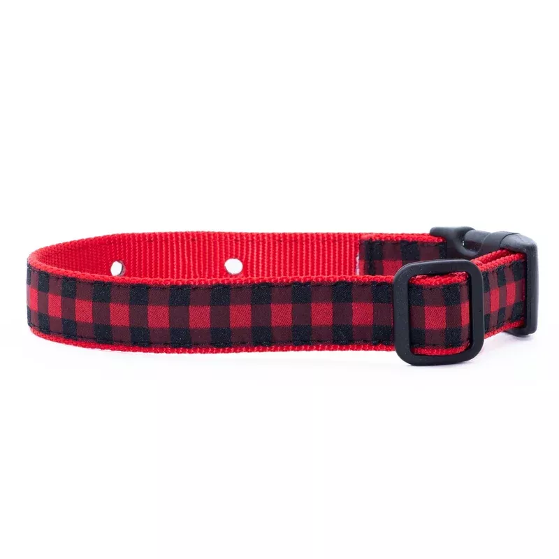 buffalo-check-underground-dog-collar-by-up-country Buffalo Check Underground Dog Collar By: Up Country