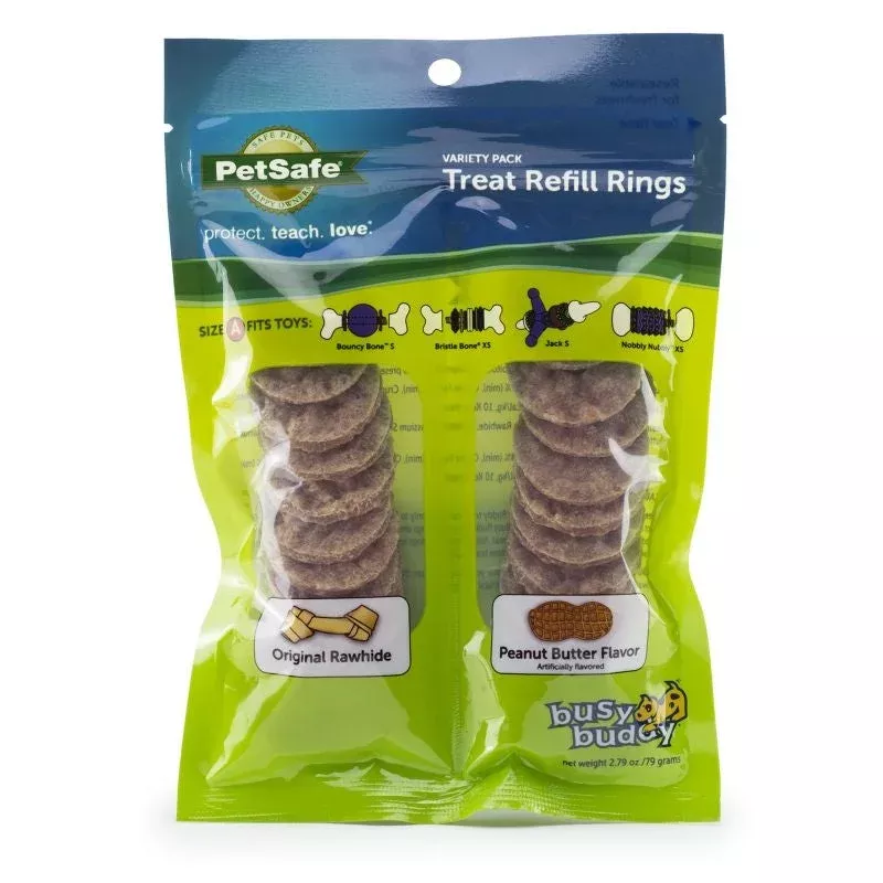 busy-buddy-variety-pack-rawhide-refill-rings Busy Buddy Variety Pack Rawhide Refill Rings