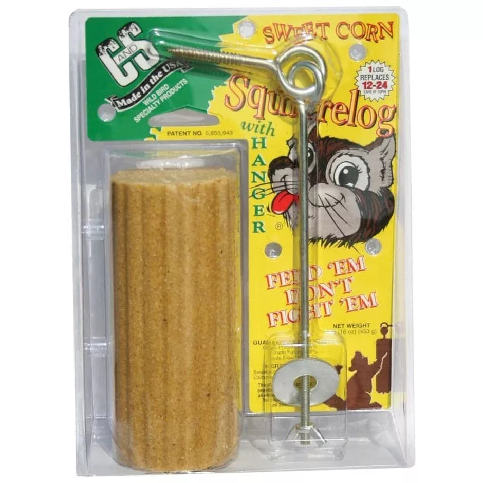 c-s-sweet-corn-squirrelog-with-hanger C&S Sweet Corn Squirrelog with Hanger