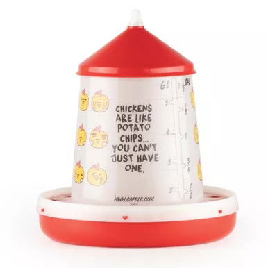 chicken-emoji-poultry-feeder-9-lb Chicken Emoji Poultry Feeder - 9 LB