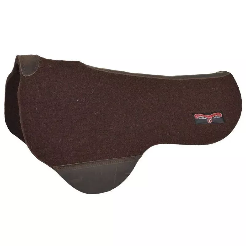 circle-y-apex-dropped-rigging-trail-pad-28-chocola Circle Y Apex Dropped Rigging Trail Pad 28 Chocola