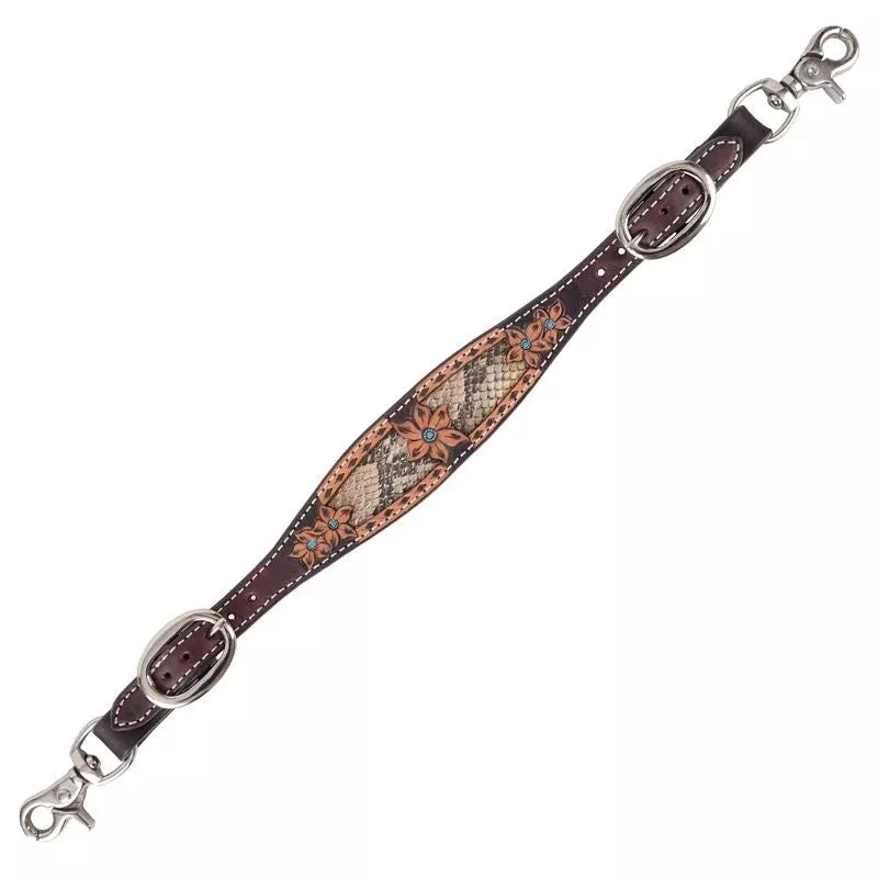circle-y-python-pass-wither-strap Circle Y Python Pass Wither Strap