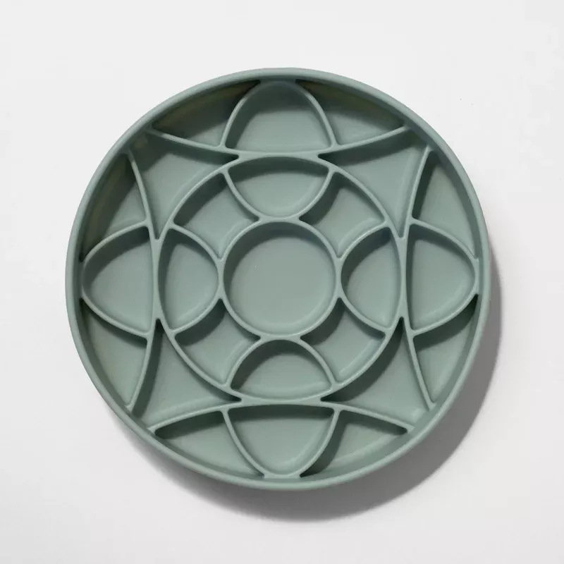 circulo slow feeder bowl – seafoam