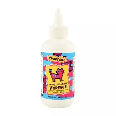 crazy-cat-little-kitty-dewormer-cats-4oz Crazy Cat - Little Kitty Dewormer for Cats 4oz