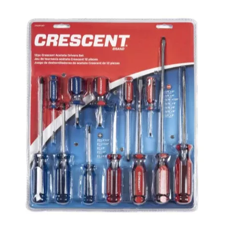 crescent-12-piece-phillips-slotted-acetate-screwdriver-set Crescent 12 Piece Phillips/Slotted Acetate Screwdriver Set