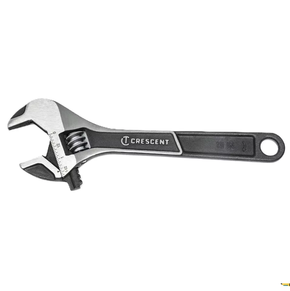 crescent-wide-jaw-adjustable-wrench Crescent Wide Jaw Adjustable Wrench