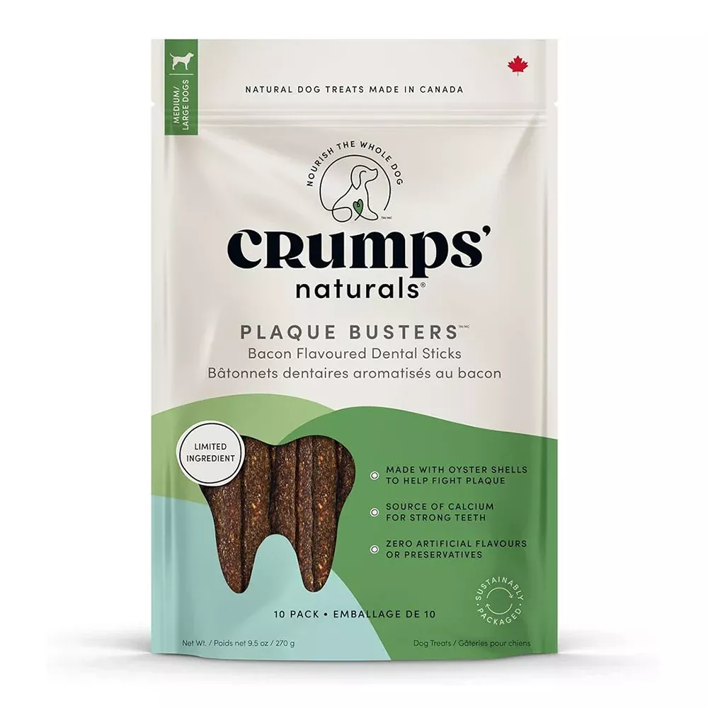 crumps-naturals-bacon-flavor-plaque-busters Crumps' Naturals - Bacon Flavor Plaque Busters