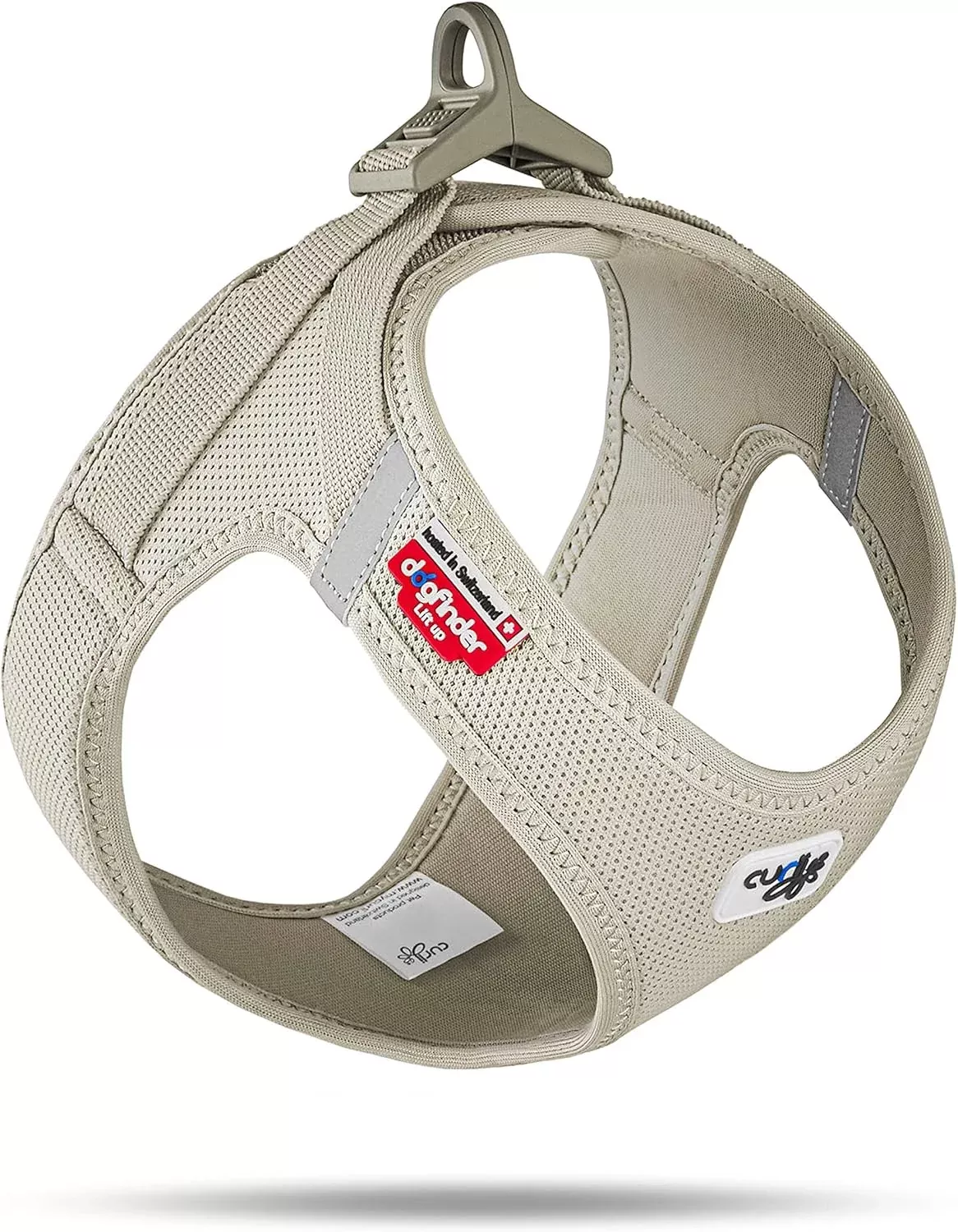 curli-air-mesh-clasp-tan-vest-harness Curli Air Mesh Clasp Tan Vest Harness