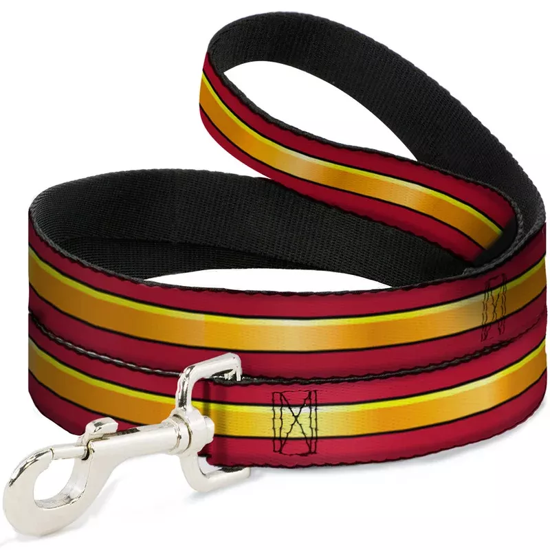 dog-leash-flash-stripe-burgundy-gold Dog Leash – The Flash Stripe Burgundy/Gold