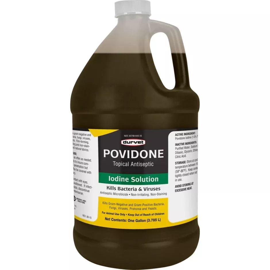 durvet-povidone-10-iodine-solution DURVET POVIDONE 10% IODINE SOLUTION