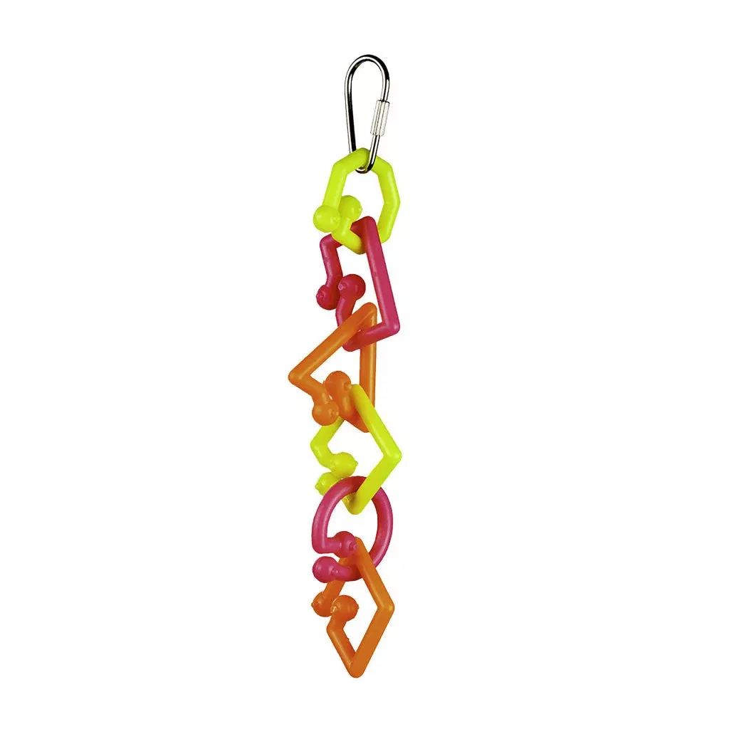e-cages-happy-beaks-silly-links-bird-toy A & E Cages Happy Beaks Silly Links Bird Toy