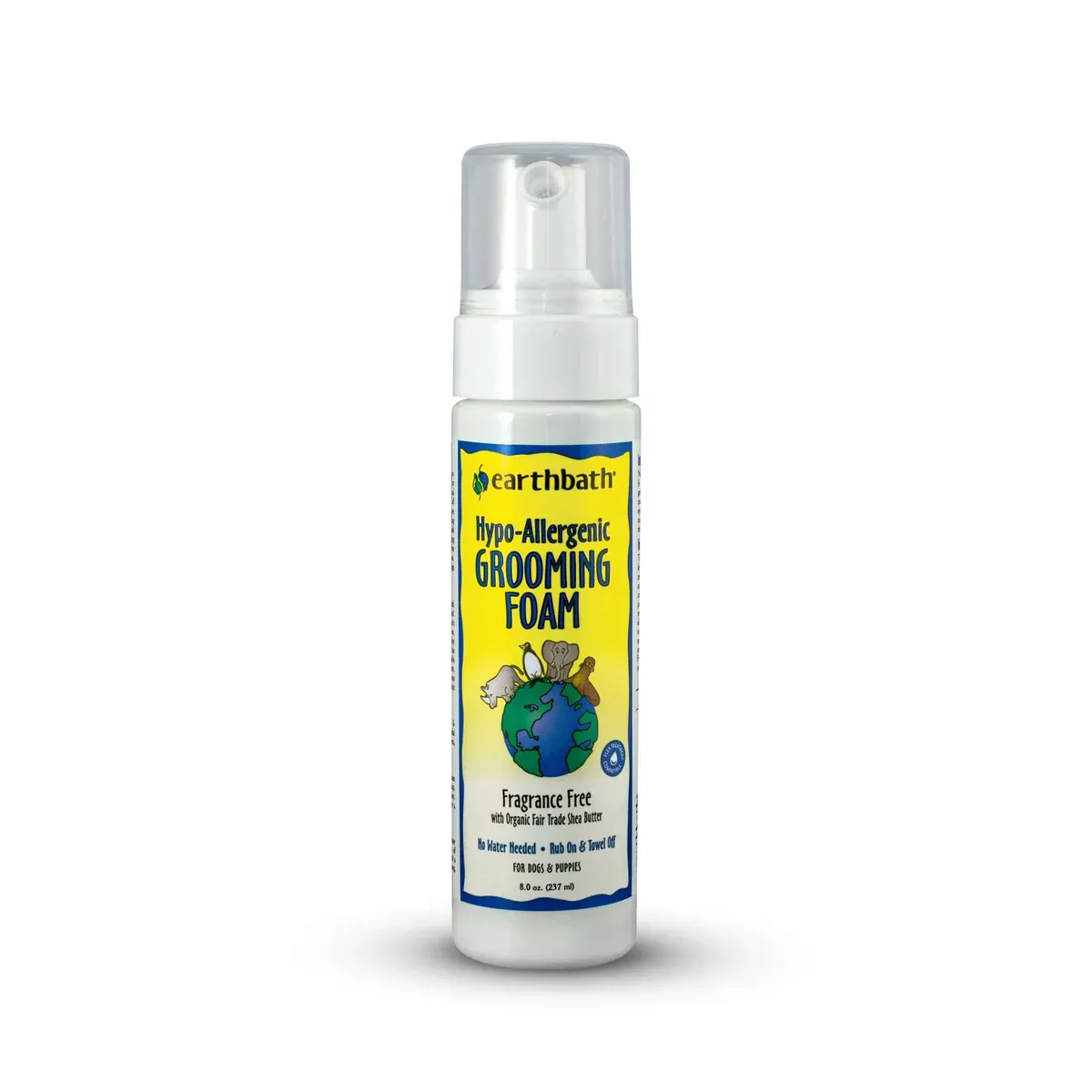 Earthbath - Hypo-Allergenic Grooming Foam for Dogs & Puppies 7.5oz