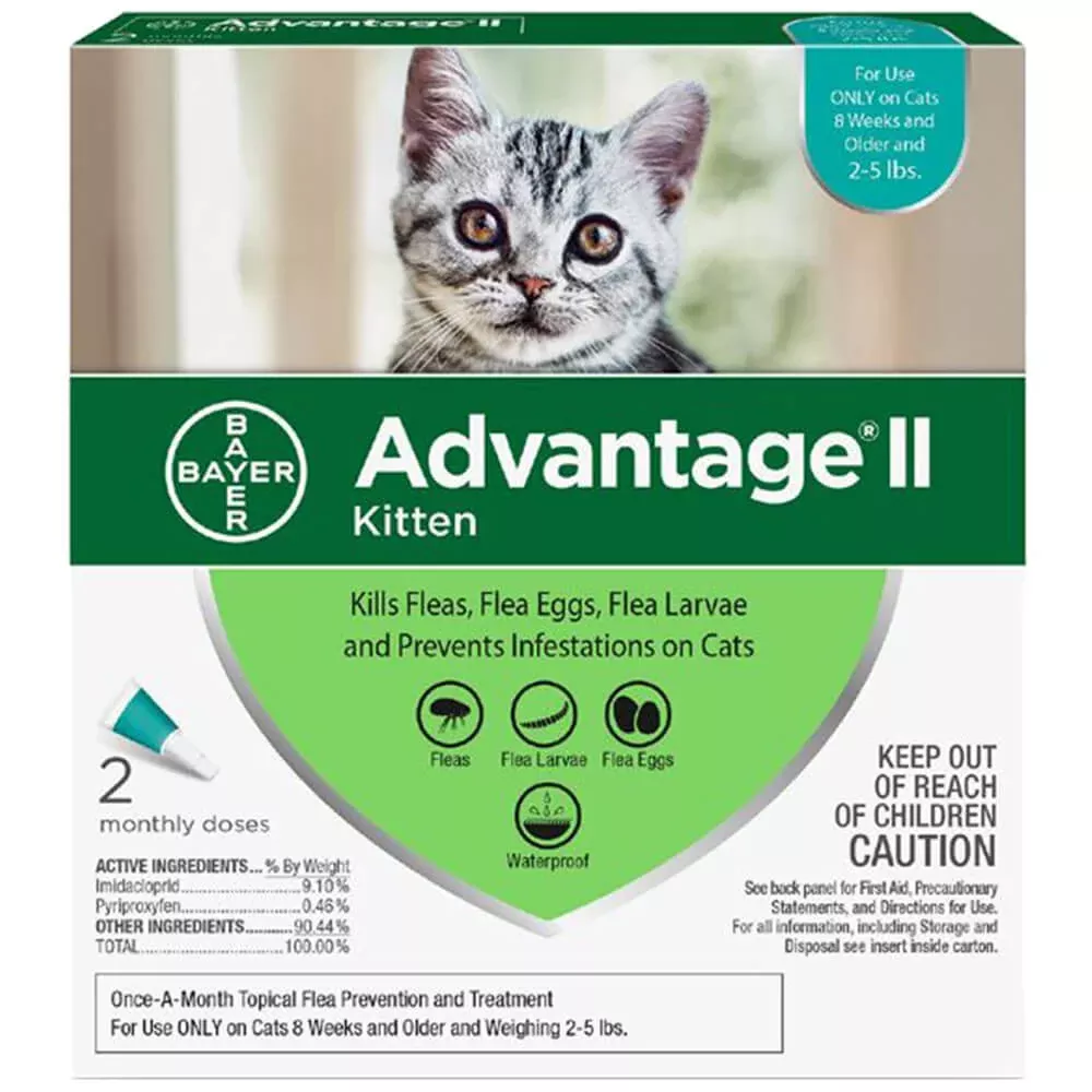 elanco-bayer-advantage-ii-topical-flea-treatment-cats Elanco (Bayer) - Advantage II Topical Flea Treatment for Cats