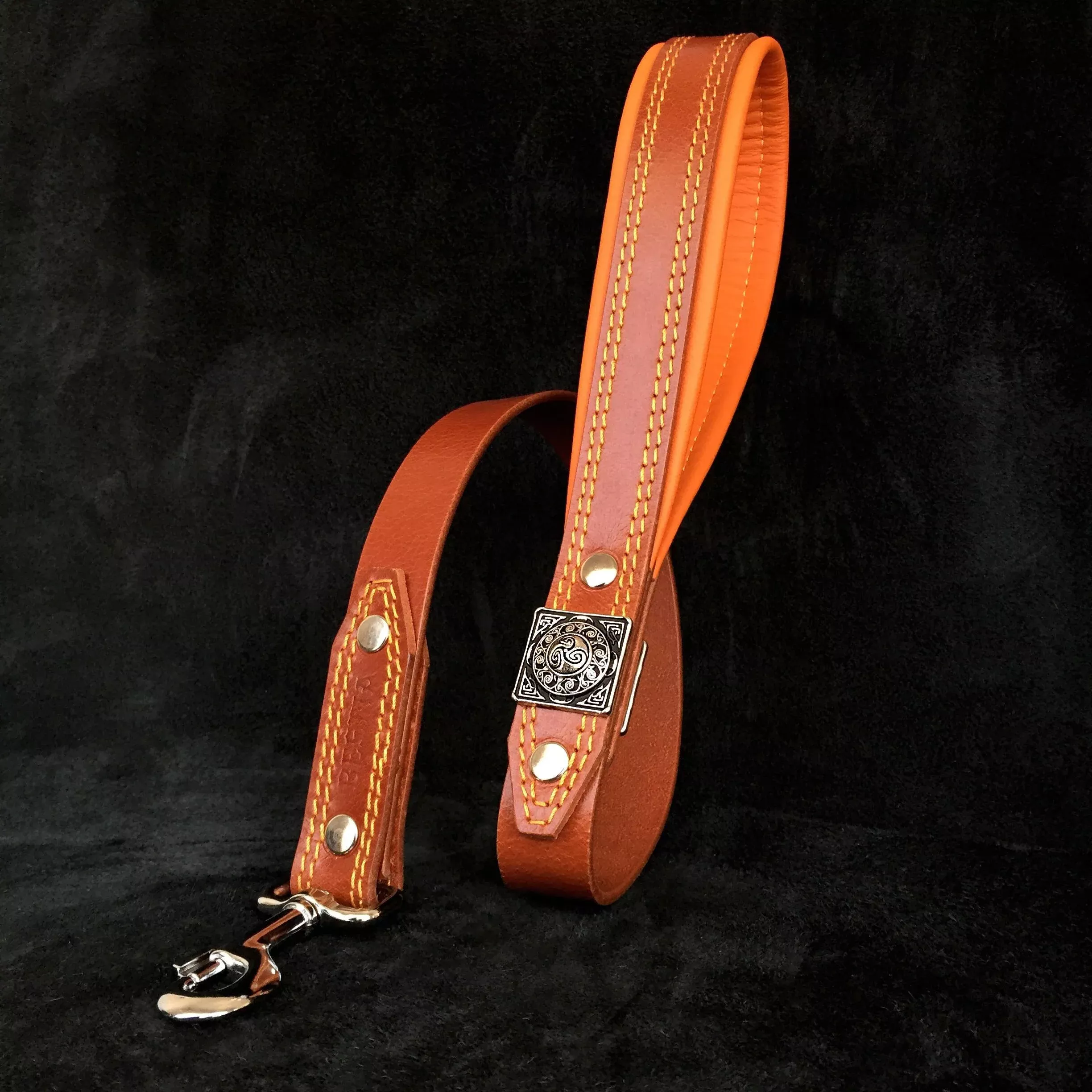 eros-leash-brown "Eros" leash BROWN