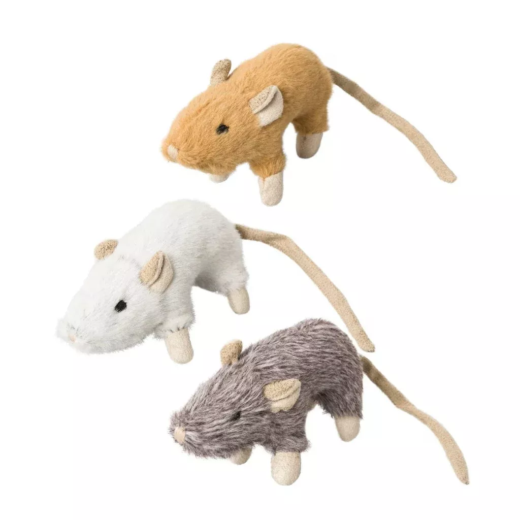 ethical-pet-helen-mouse-cat-toy-assorted-colors-each Ethical Pet Helen Mouse Cat Toy, Assorted Colors, Each