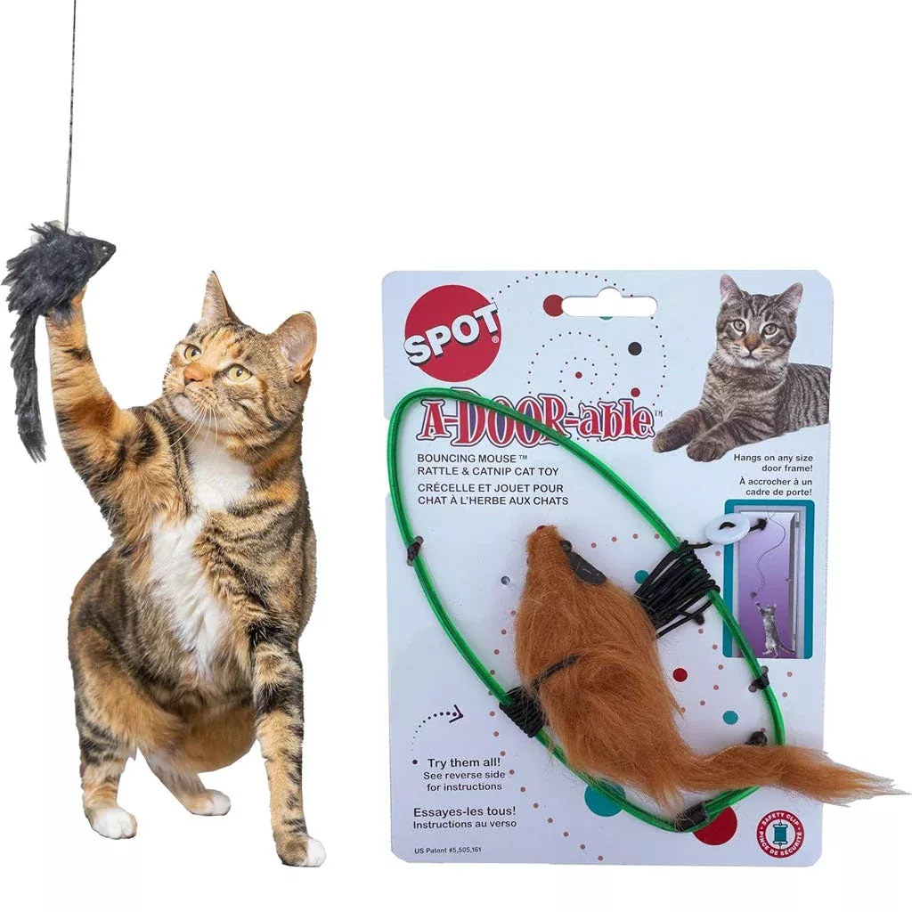 ethical-pet-spot-door-able-bouncing-mouse-catnip-toy-assorted Ethical Pet Spot A-Door-Able Bouncing Mouse Catnip Toy, Assorted