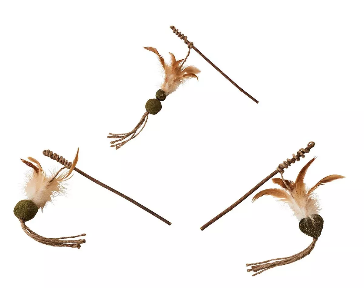 Ethical - Spot Silvervine Teaser Wand Cat Toy