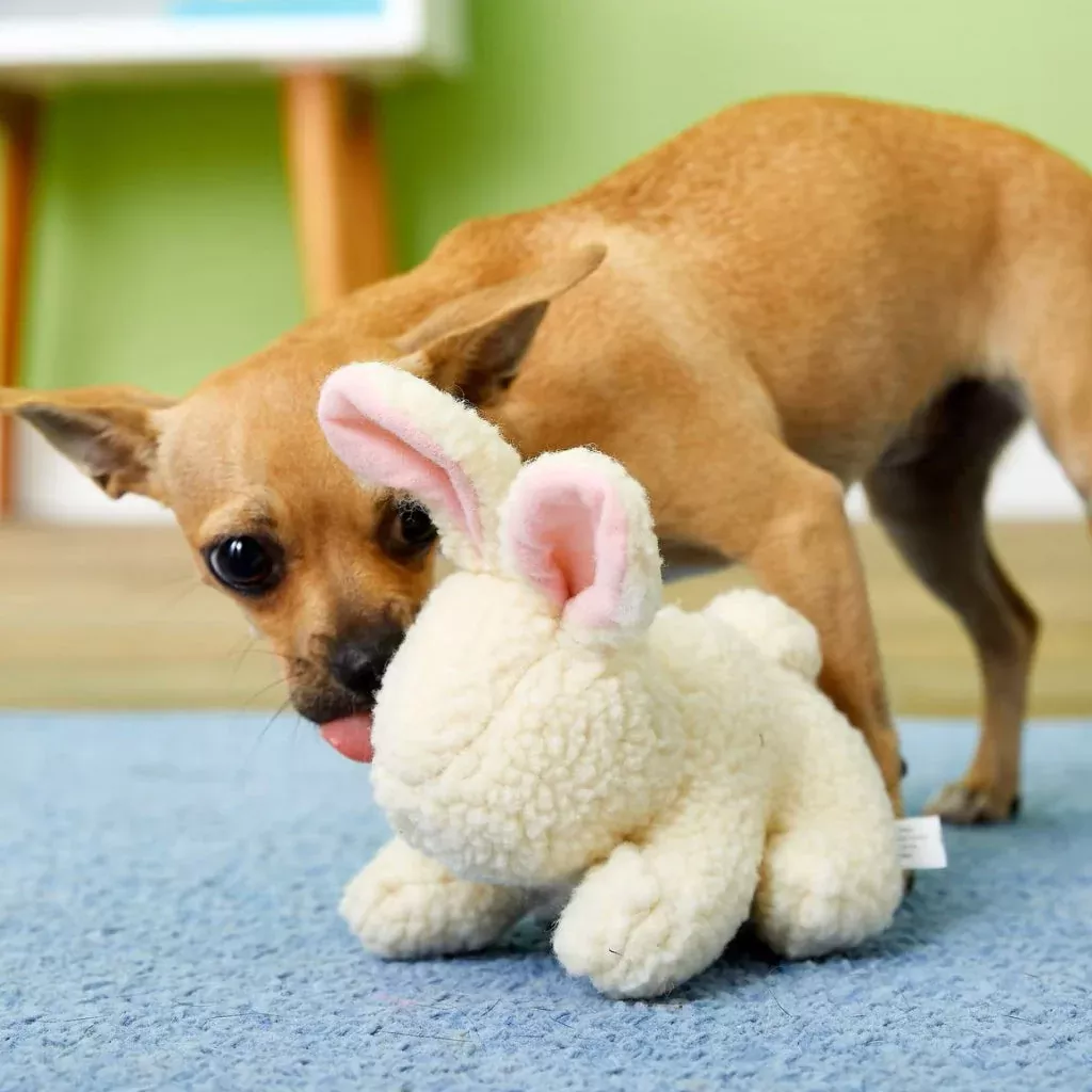 ethical-vermont-fleece-rabbit-toy-dog-9 Ethical Vermont Fleece Rabbit Toy For Dog (9")