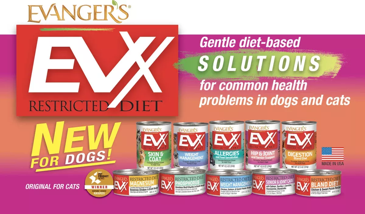 evanger-s-evx-restricted-diet-hip-joint-senior-support-dinner-dogs Evanger's EVX Restricted Diet Hip & Joint and Senior Support Dinner for Dogs