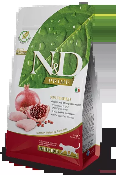 farmina-n-d-prime-chicken-pomegranate-neutered-cat-dry-cat-food Farmina - N&D - Prime - Chicken & Pomegranate - Neutered Cat - Dry Cat Food