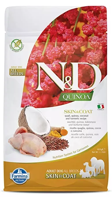 farmina-n-d-quinoa-skin-coat-quail-coconut-turmeric-dry-dog-food Farmina - N&D - Quinoa - Skin & Coat - Quail Coconut & Turmeric - Dry Dog Food