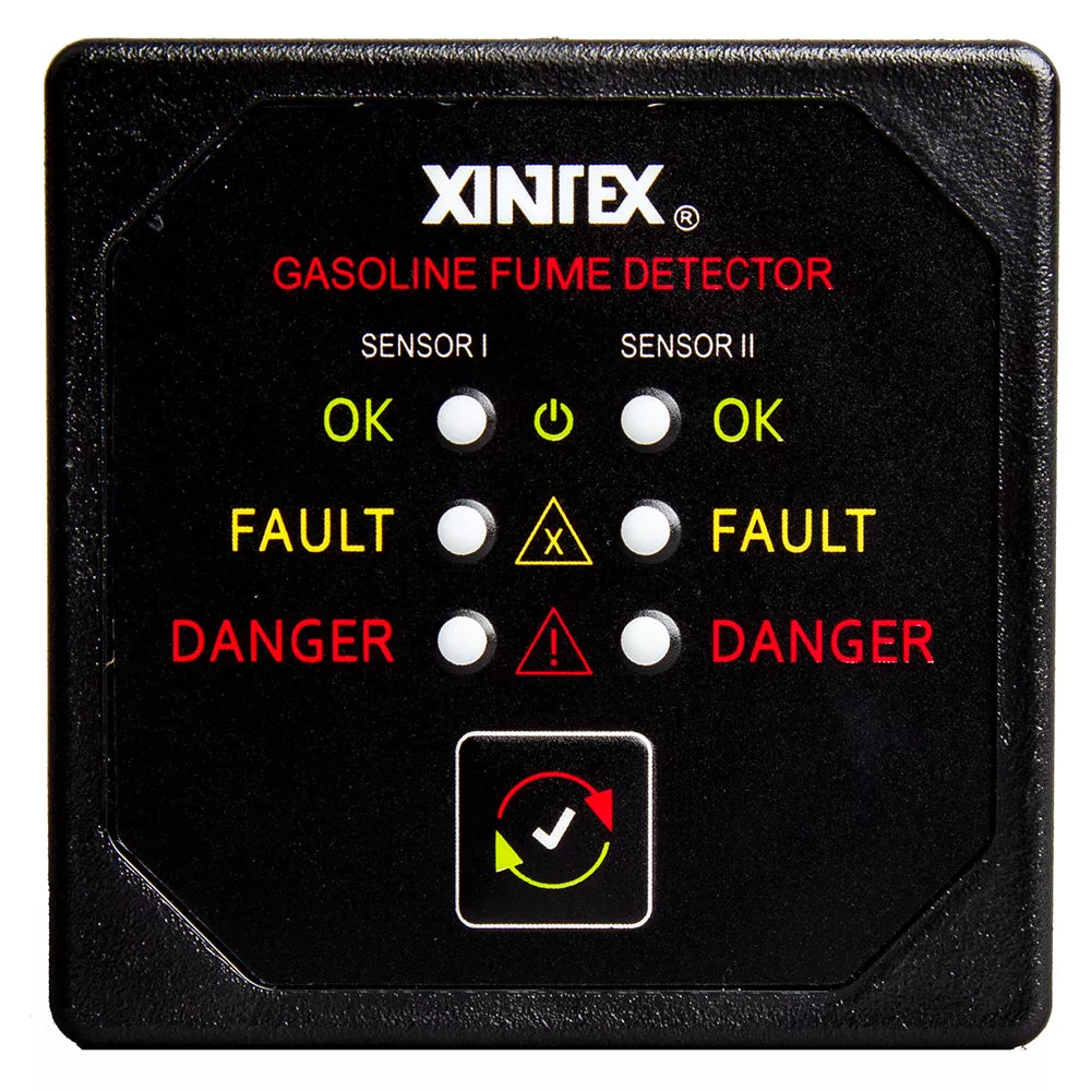 Fireboy-Xintex Gasoline Fume Detector w/Dual Channel – 12/24V [G-2B-R]