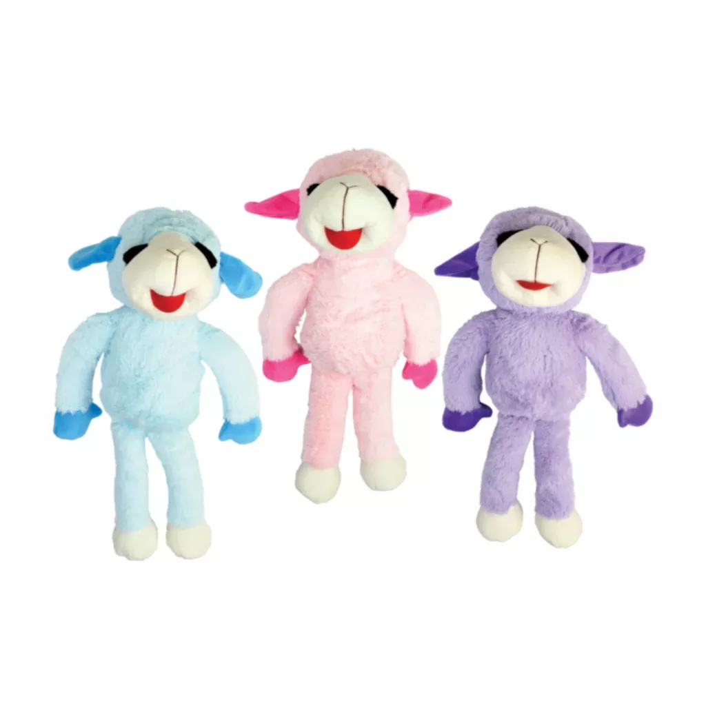 floppy-lamb-chop-plush-dog-toy-assorted-colors Floppy Lamb Chop Plush Dog Toy, Assorted Colors