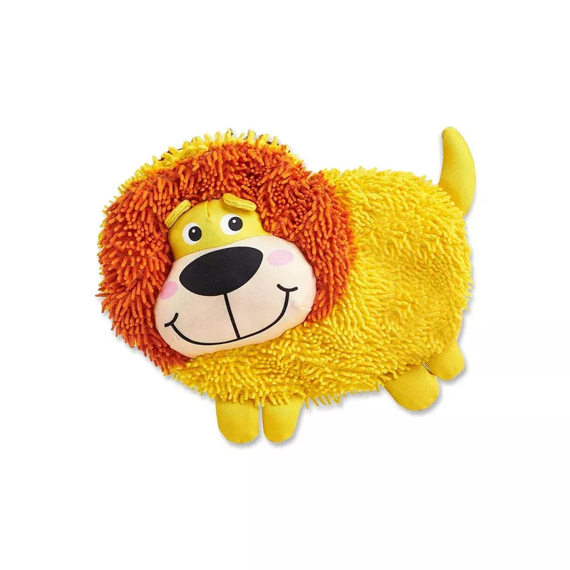 fofos-non-stuffing-crinkle-tough-dog-toy-lion FOFOS Non-stuffing Crinkle Tough Dog Toy Lion